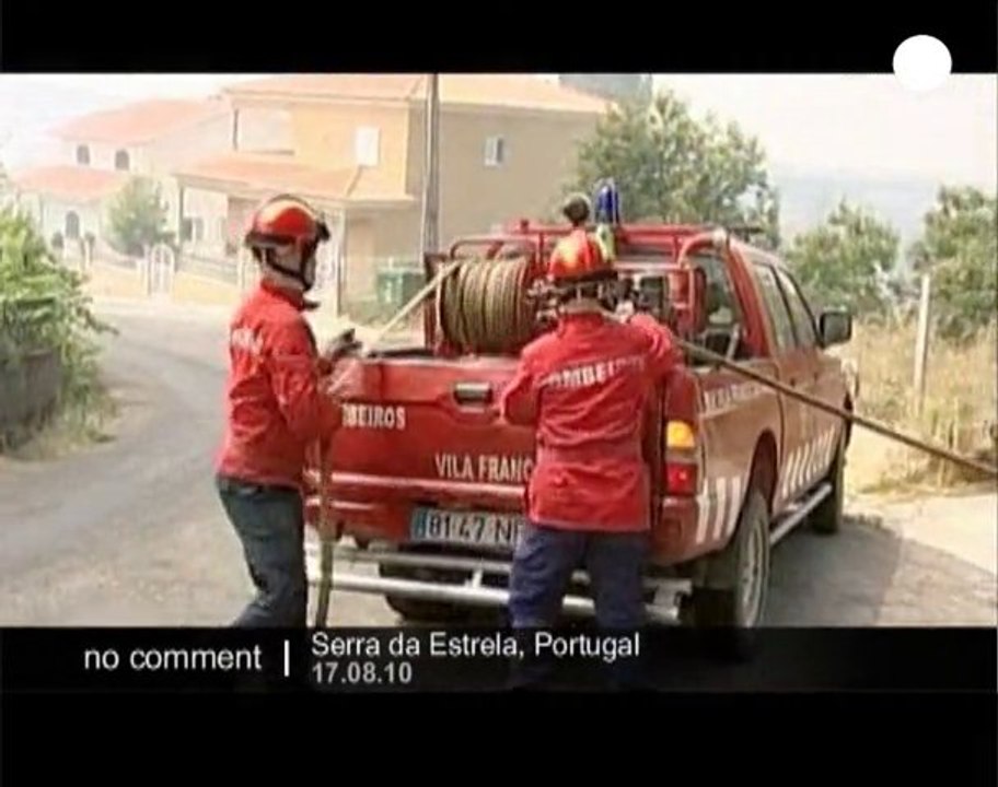 Wildfires spread through Portugal - no comment