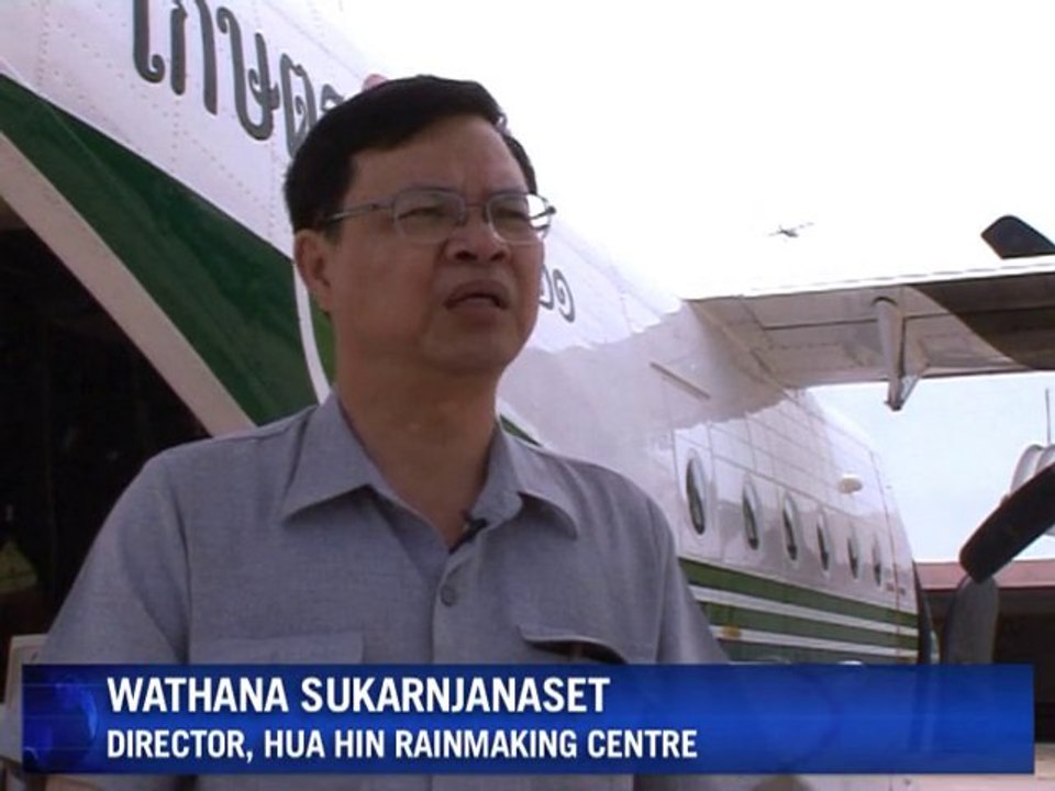 King's rainmakers take to the skies to ease drought