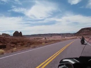 Sur la route avant Mexican Hat