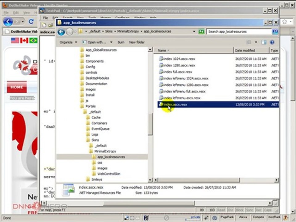 DotNetNuke Tutorial, Exploring the Text Skin Object