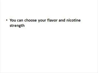 Electronic Cigarette Extra Advantages