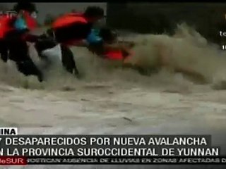 Nueva avalancha de lodo en la provincia china de Yunnan