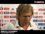 Benfica 1-2 Académica | Liga Sagres 2010-2011 | Reacções