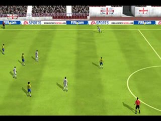 but steven gerrard fifa 10 ( angleterre VS brésil)