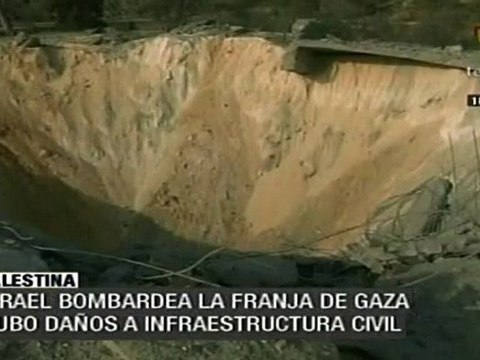La Fuerza Aérea Israelí bombardeo la franja de Gaza, hubo