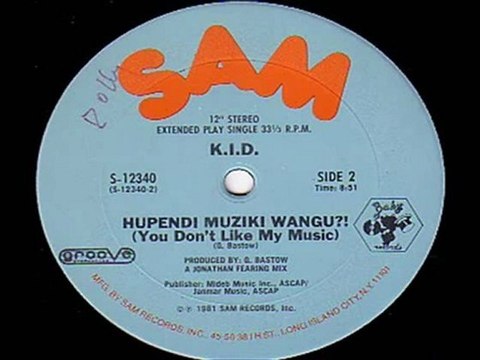 80's disco/boogie funk music - K.I.D.-Hupendi Muziki Wangu