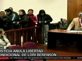 Lori Berenson se reporta con la justicia de Perú