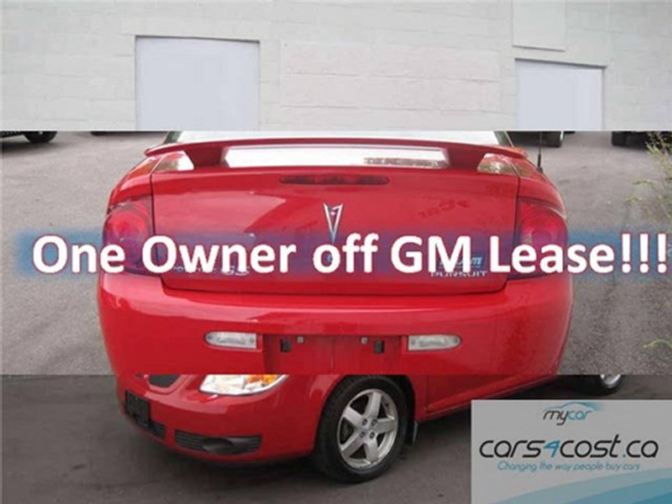 2006 Pontiac Pursuit SE Kingston Ontario | For Cost + $499