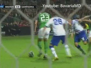 Werder Bremen - Sampdoria Genua _ Tor zum 3_0 (Pizarro)