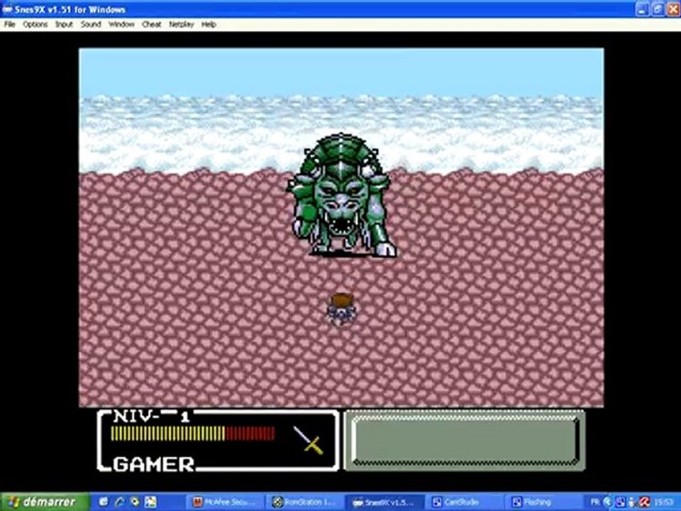 final fantasy mystic quest introduction(sans son)
