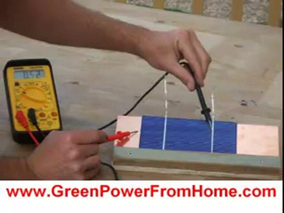 Solar panel construction