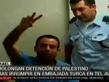 Prolongan detención de palestino tras irrumpir en embajada