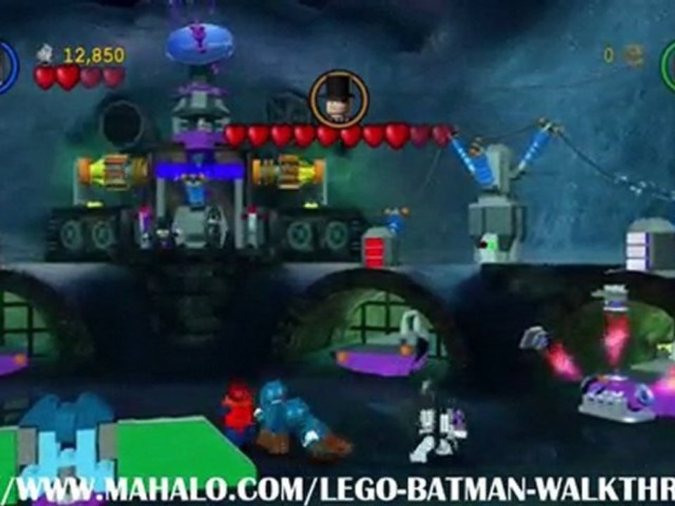 LEGO Batman Walkthrough - Boss Battle: Catwoman and Penguin