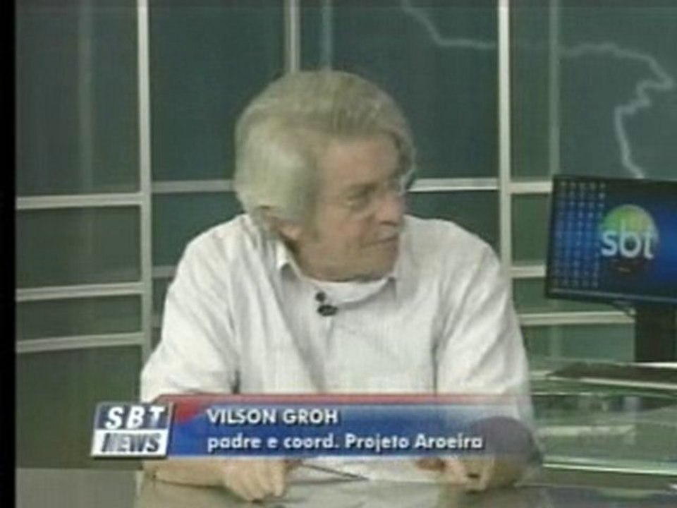 Padre Vilson Groh no SBT New 17/08/2010