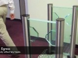 Optical Security Turnstile - Exit Without Difficulty