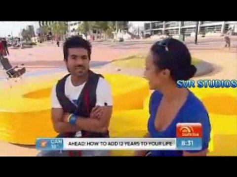 Ramcharan and Genelia -Orange- On Sets by svr studios