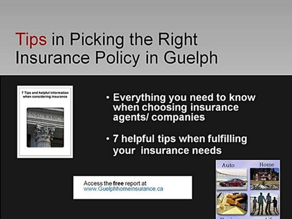 Guelph Home Insurance- Choose right insurance while saving