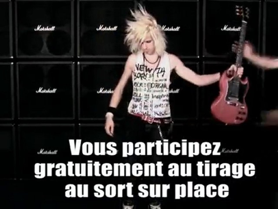 Blackrain offre une guitare au Motocultor Festival