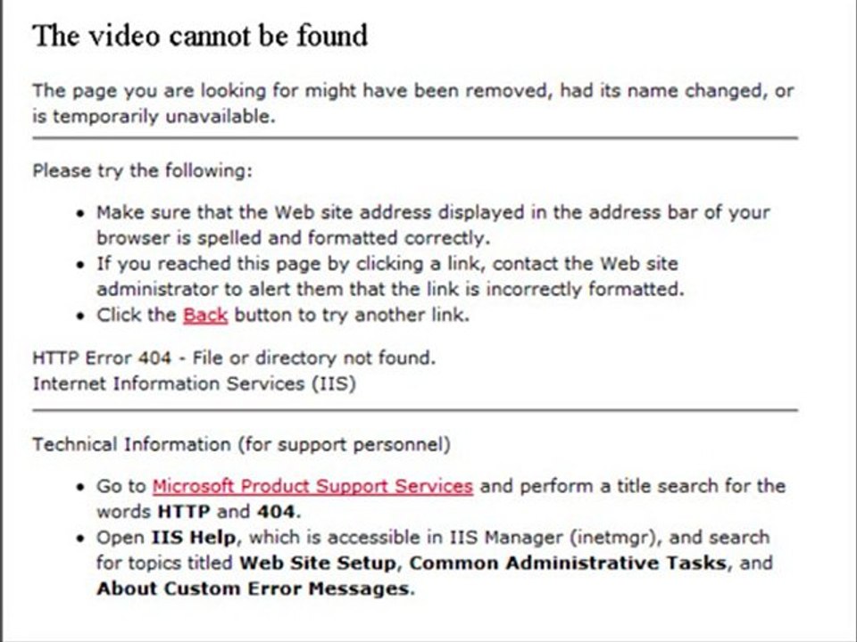 la video 404!!!!!