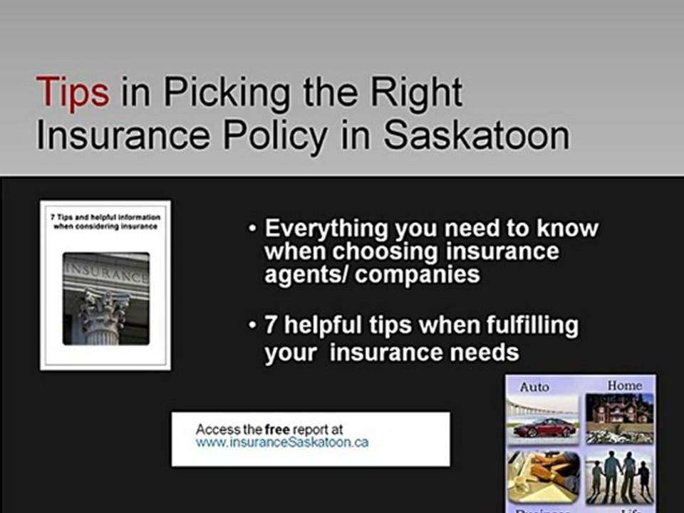 Insurance Saskatoon- Choose right insurance while saving $