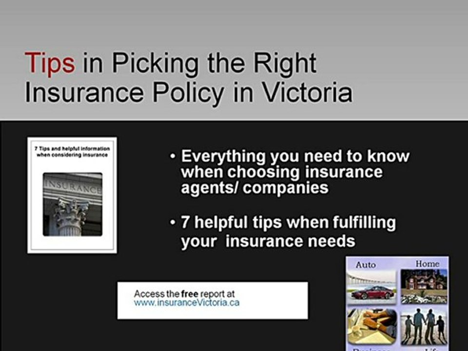 Insurance Victoria- Choose right insurance while saving $