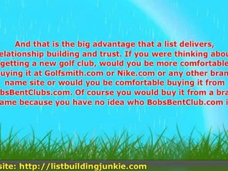 List Building and Building a Brand One Email at a Time