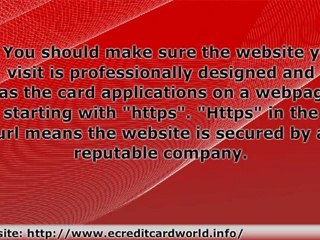 Ecreditcardworld.info Offers Great Online Credit