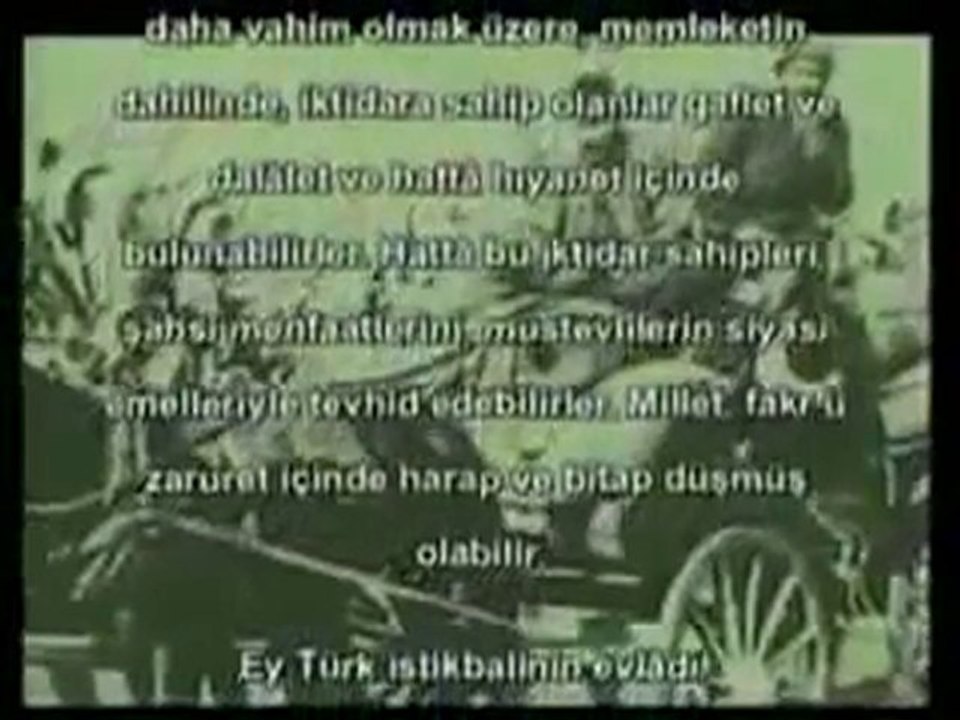 Ey TÜRK Gençliği Uyan ATAMIZIN GENCLİĞE HİTABESİ