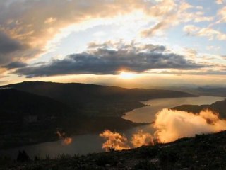 A lapse of time around lake Annecy