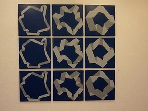 VERA MOLNAR 60 ans de carrés | galerie Oniris | été 2010