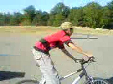 saut en vélo