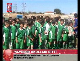 Aliağaspor Yaz Okulları Sona Erdi