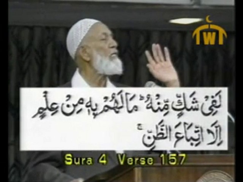 Deedat Ahmad Jesus Crucifixion Fact or Fiction p1