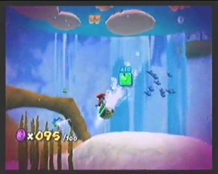 Super mario galaxy (57) : Pièces violettes à la mer !