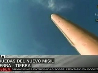 Irán realiza prueba exitosa de misil