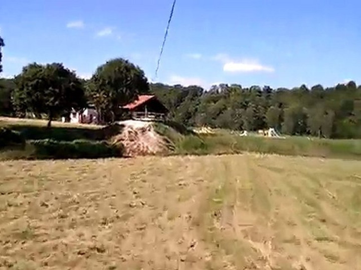 La tyrolienne de la base de Serry à Moineville