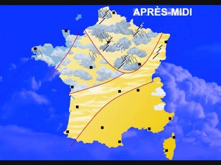 Météo 22 août 2010: Passage d'orages