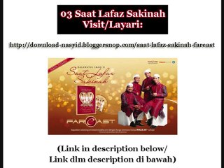 Nasyid oleh Fareast - Saat Lafaz Sakinah