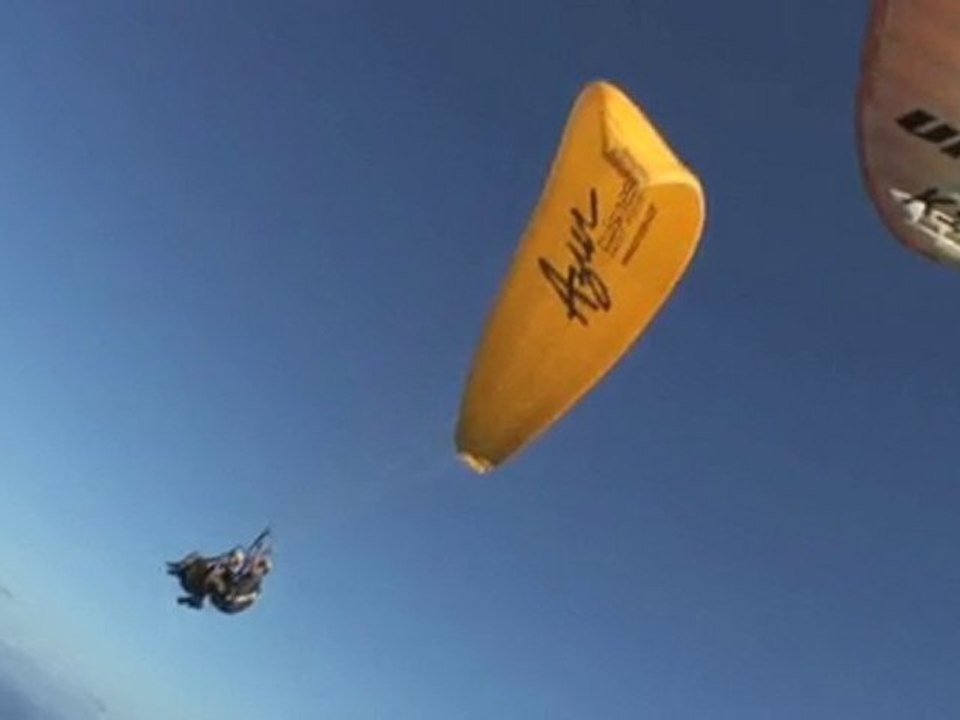 Les voiles au-dessus de Saint-Leu