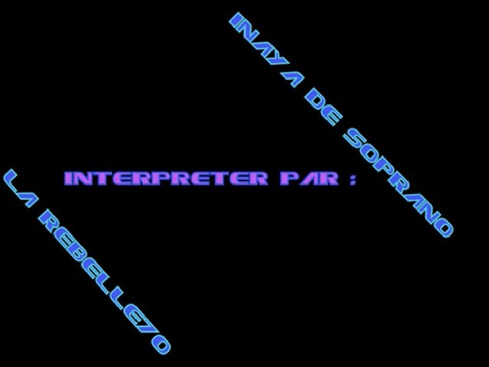 soprano inaya interpreter par moi