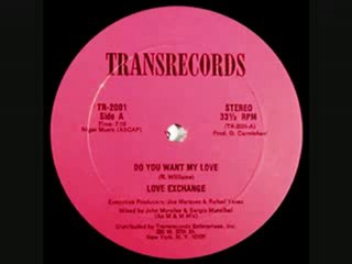 80's boogie music - Love Exchange - Do You Want My Love 1982