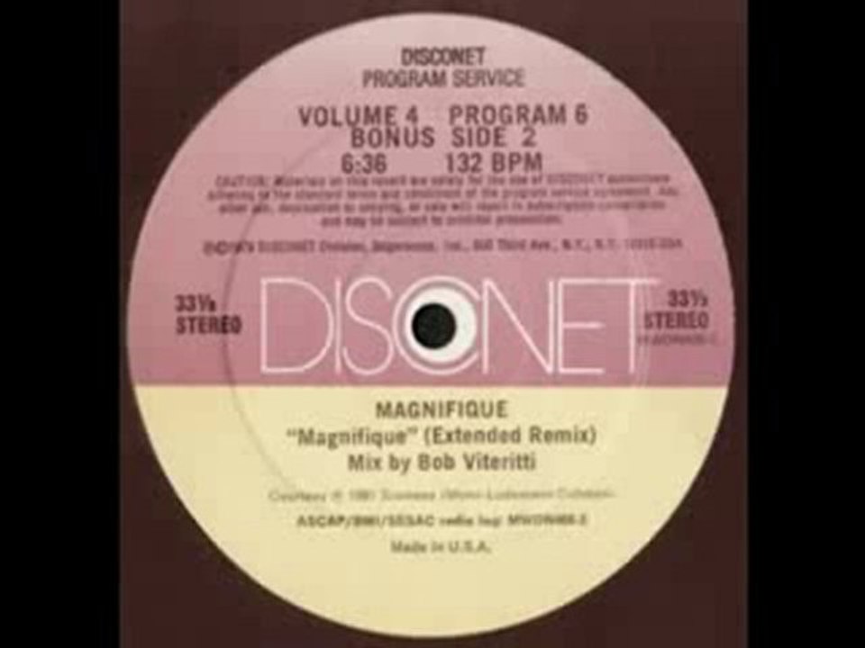 70's disco music - Magnifique - Magnifique1979