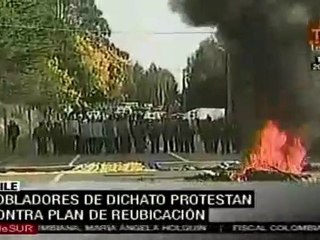 Chile: Habitantes de Vichato se niegan a ser reubicados
