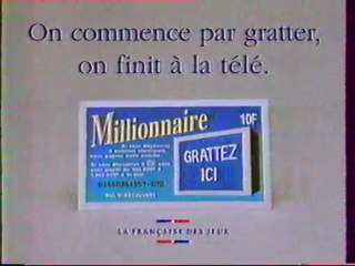 Publicité Le Millionnaire 1992