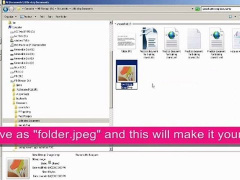 Custominzing Folders in Windows explorer