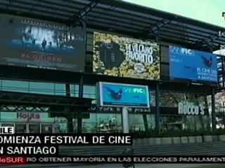 Inició festival de cine de Santiago