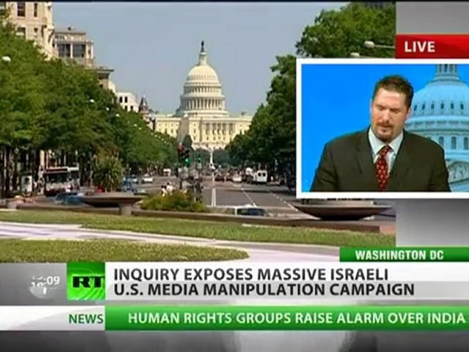 Israel manipulates the US and it's media