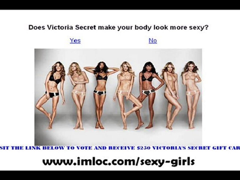 Does Victoria Secret make body look more sexy?