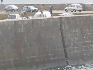 Saut du port de Granville