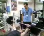 Bench Press Raw -  180 kg 4 rep / 400 lb 4 rep